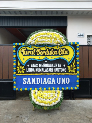 Papan Bunga Duka di Marong